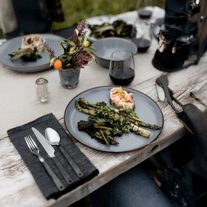 Compact Stainless Spoon Fork Set - Image 2