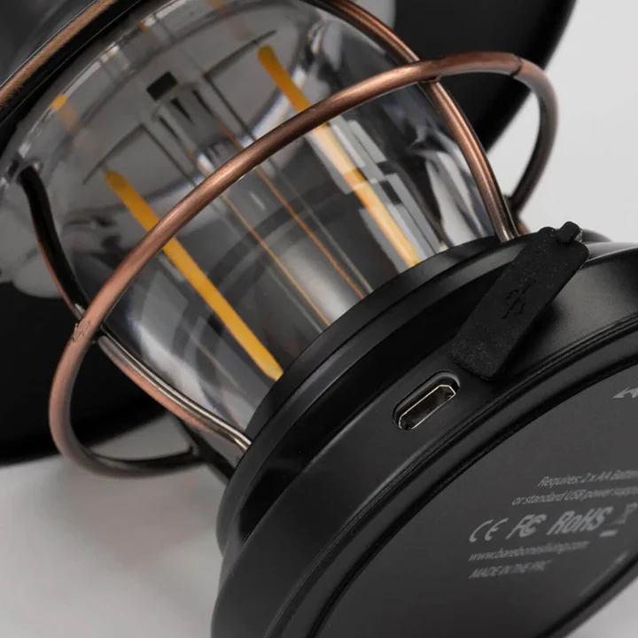 Edison Mini Lantern Vintage Black - Image 2