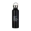 Compact Black Thermal Bottle