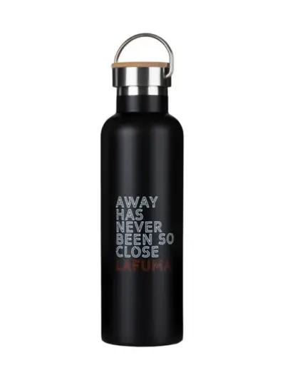 Compact Black Thermal Bottle